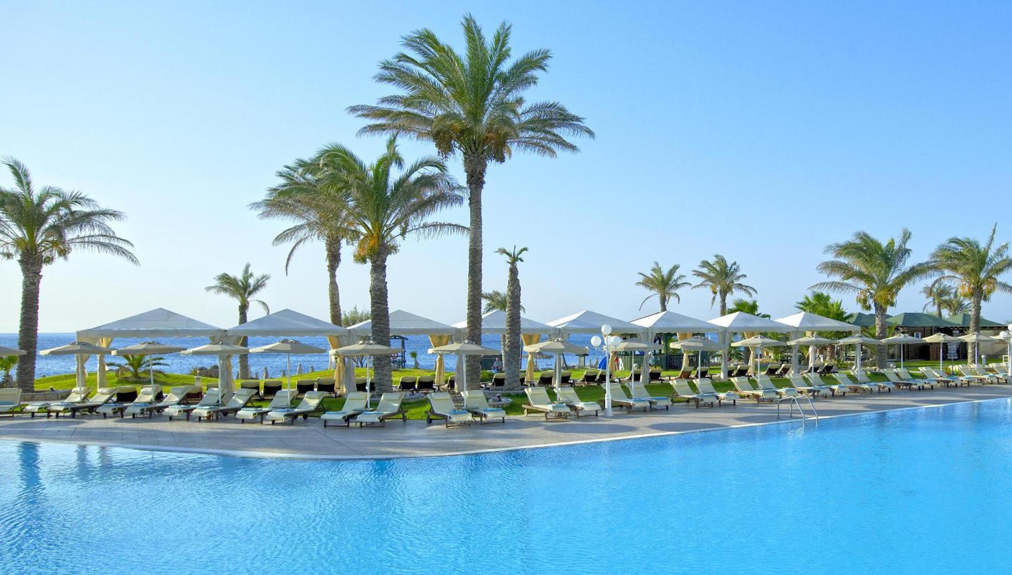 ホテル ロドス パラディウム レジャー ＆ ウェルネス Kallithéa エクステリア 写真 Pool at the Grand Resort